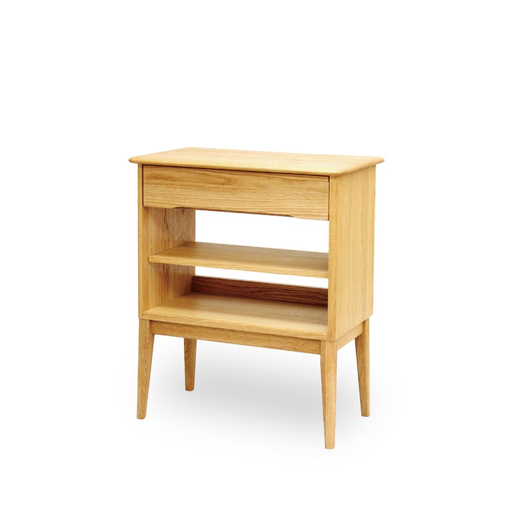 久和屋 10万「デルタ」オープンシェルフ オーク無垢材 DELTA 飾り棚